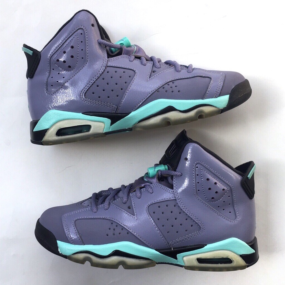 SOLD! Nike Air Jordan 6 Iron Purple VI Shoes Jordans - Picture 3 of 14